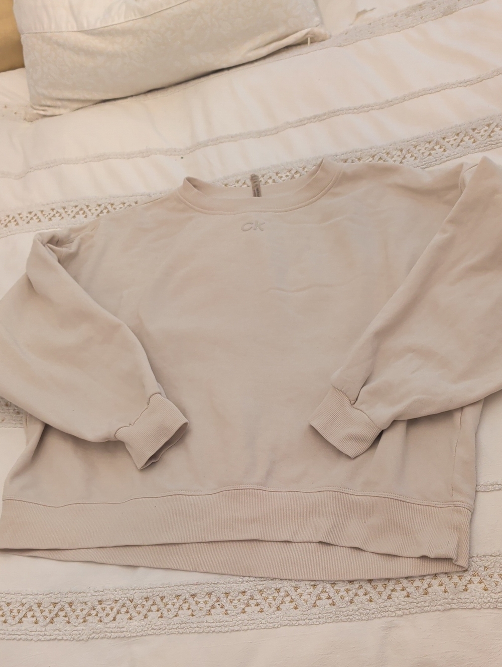 Calvin Klein Beige Crewneck Sweatshirt